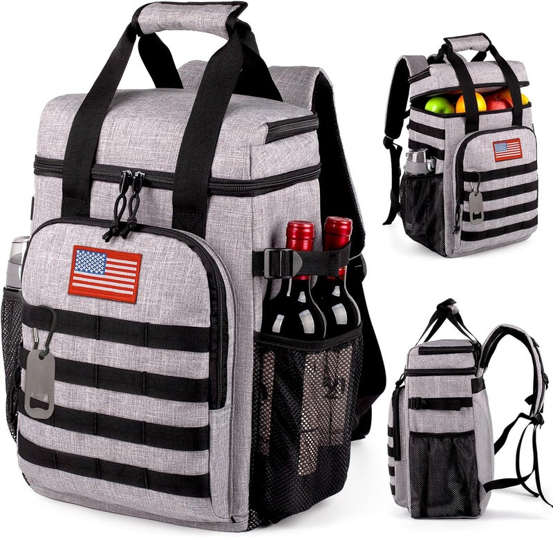 ATRIPACK Tactical Backpack Cooler,Lunch Backpack for Men Adults Work with Handle，Soft Cooler Backpack Insulated Waterproof Leak Proof - Image 1